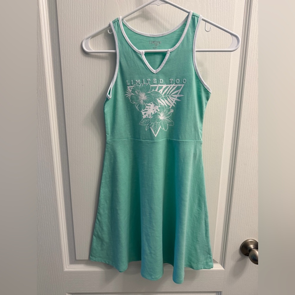 Limited Too Girls Mint Green Dress Size M 10 (NWT)